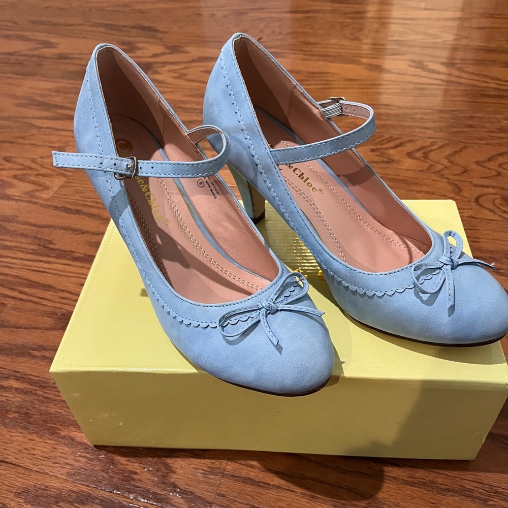 Chase and Chloe sling back heels